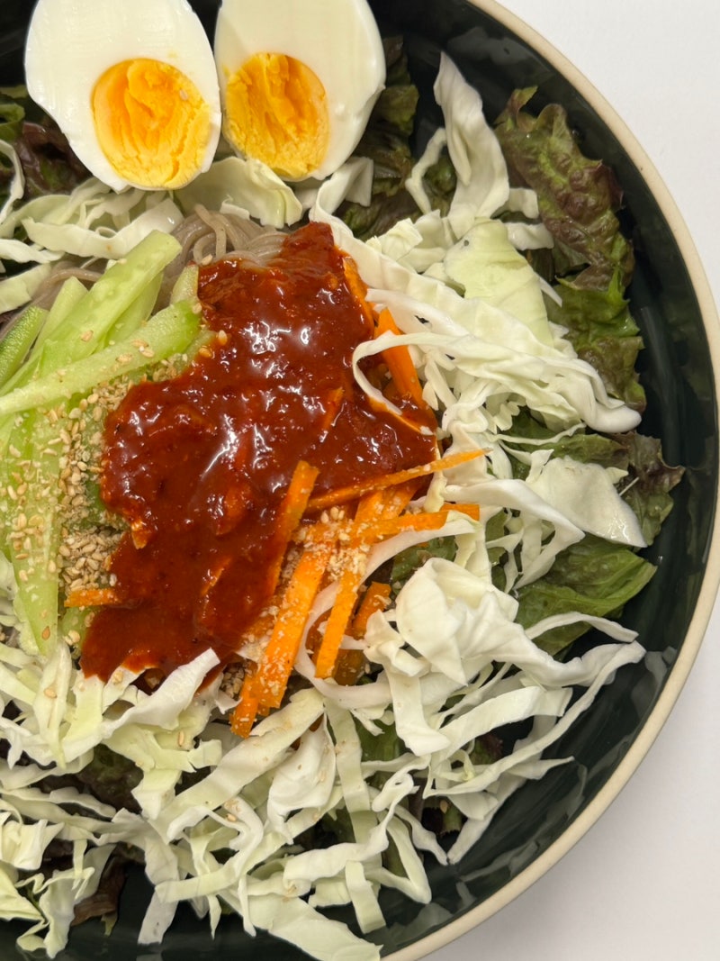 갬둥의 레시피: 족발집 비빔막국수만드는 법 메밀 쟁반막국수 레시피