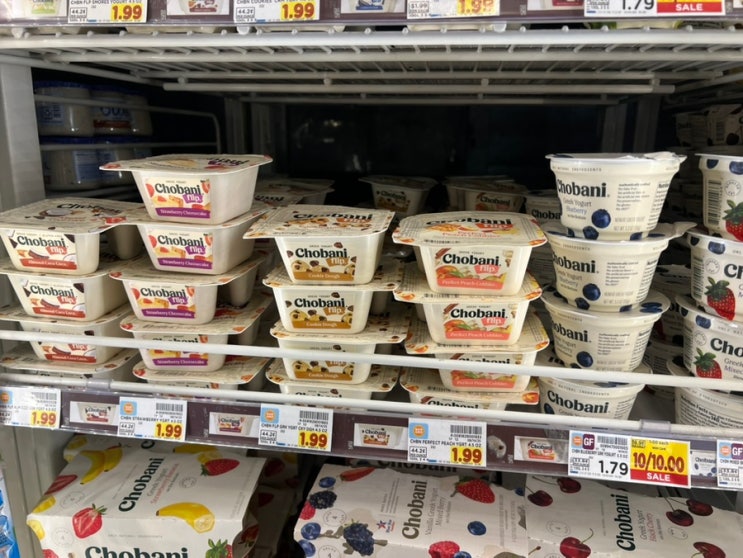  미국여행 마트 간식 쇼핑 그릭 요거트 추천 초바니 플립 chobani flip