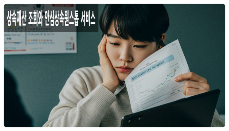  상속재산 조회와 안심상속원스톱 서비스 2025년 한 번에 확인하는 상속 절차 완벽 가이드