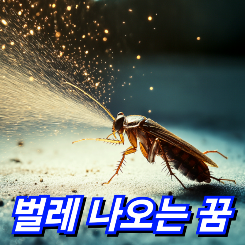 벌레 나오는 꿈 해몽 _흰벌레, 검은벌레, 몸, 침대, 귀, 머리카락, 큰, 작은, 잡는, 밟는, 죽이....