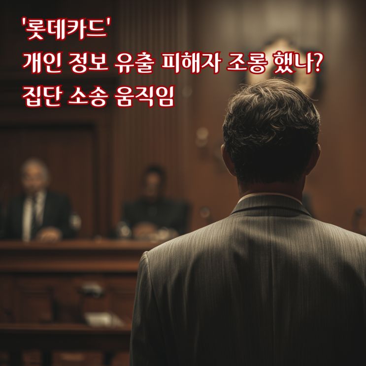  롯데카드, 개인 정보 유출 해놓고 '나도 피해자' 타령! 소비자들 "피해자 조롱" 집단 소송 움직임