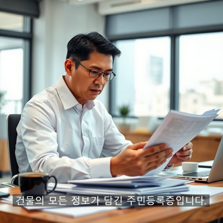  건축물대장 활용, 건물의 모든 정보가 담긴 주민등록증입니다.