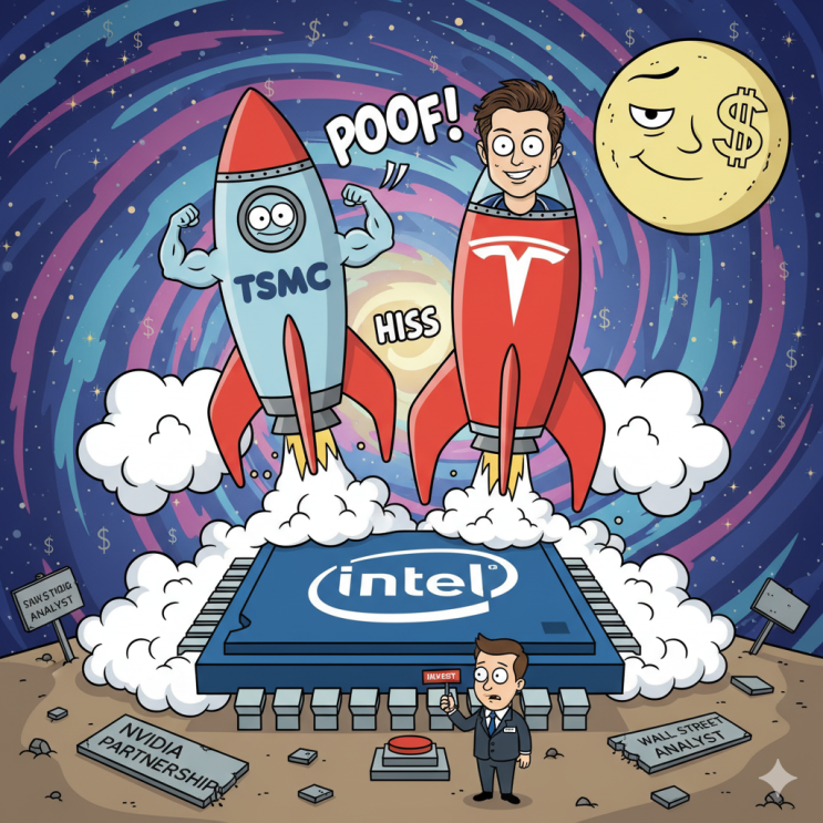  인텔, 엔비디아 다음은 TSMC·테슬라? 주가 레벨업 이끌 숨겨진 카드 2가지