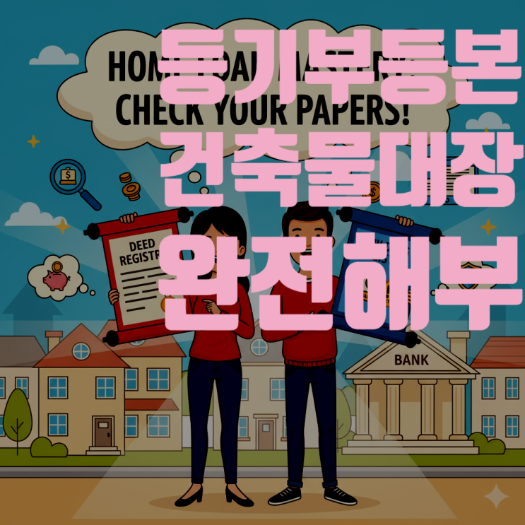  대출 전 필수 체크! 등기부등본, 건축물대장 완벽 해부