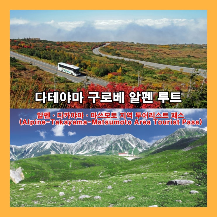  다테야마 구로베 알펜 루트 패스권 (알펜·다카야마·마쓰모토 지역 투어리스트 패스)으로 미리 기차표(지정석) 예매하는 방법