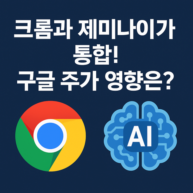 크롬과 <b>제미나이 통합</b>! 구글 주가 영향은?