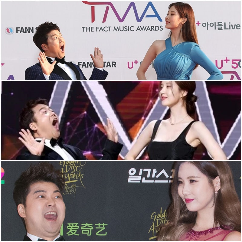 서현 드레스 자태보고 10년째 까무라치는 전현무