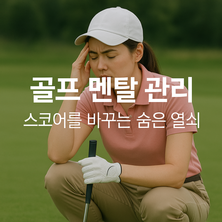  골프 멘탈 관리스코어를 바꾸는 숨은 열쇠