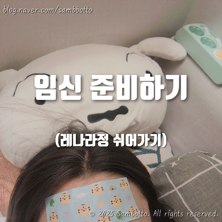  레나라정 쉬어가기 | 자연임신 시도