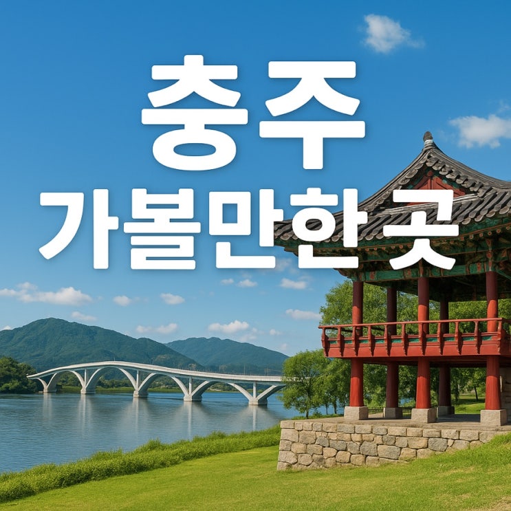  충주 가볼만한 곳 총정리  자연·역사·체험이 함께하는 여행