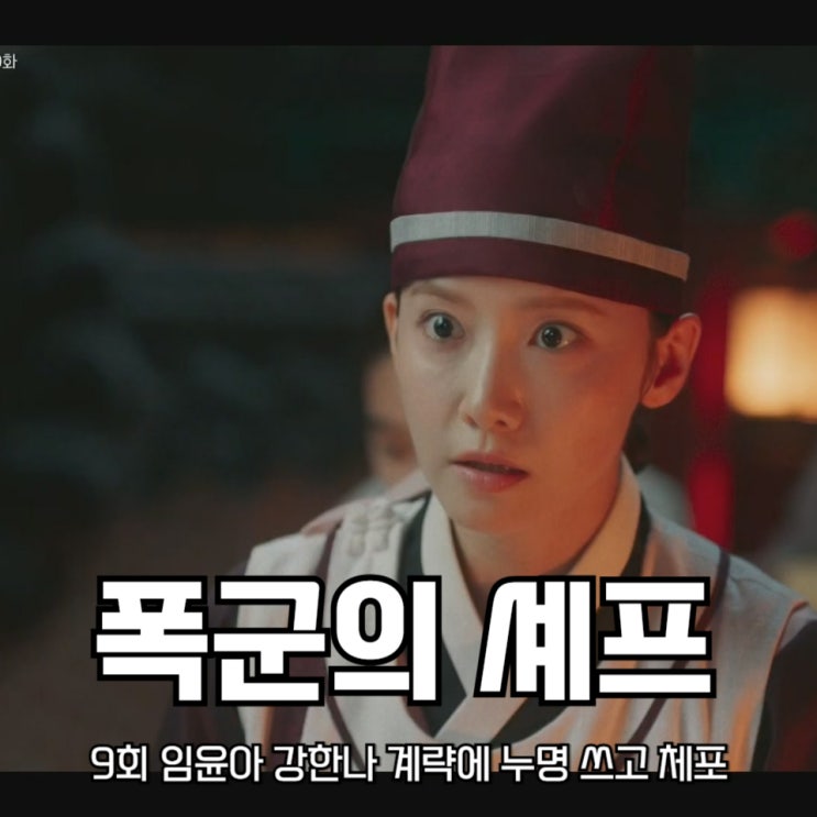 <b>폭군의 셰프</b> 9회 임윤아 강한나 계략에 누명 쓰고 체포 tvN... 