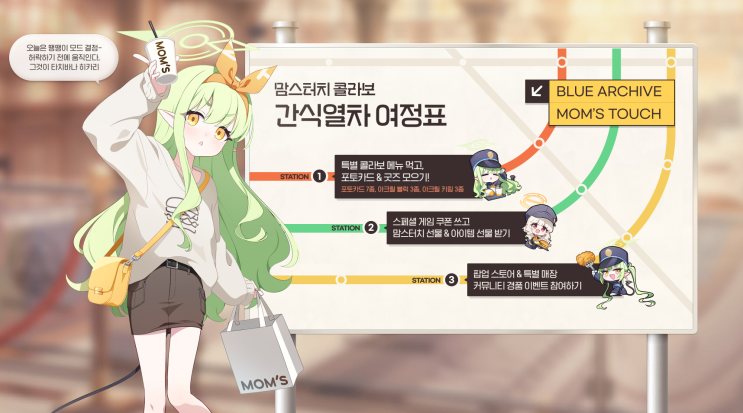  블루 아카이브 맘스터치 3차 콜라보 시작 예정 및 정보 안내
