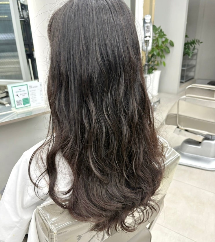  평택 동삭동미용실 레일헤어디자인 여자 긴머리 커트, 셋팅펌 후기