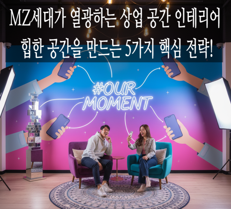 MZ세대가 열광하는 상업 공간 인테리어: 힙한 공간을 만드는 5가지 핵심 전략!