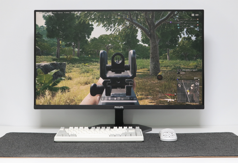 가성비 게이밍모니터 필립스 32E1N3500 QHD 100 IPS 보더리스 HDR 시력보호 무결점