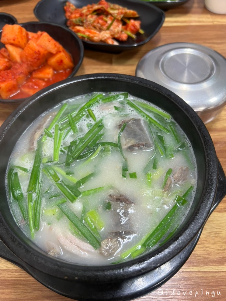  인천 완정역 최대발순댓국해장국전문점 내돈내산 후기
