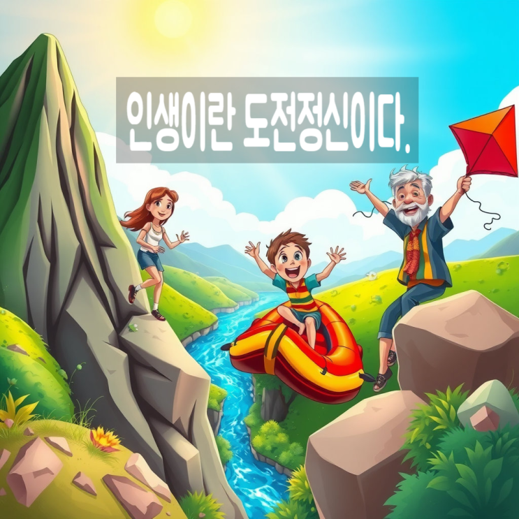  인생이란 도전정신이다.
