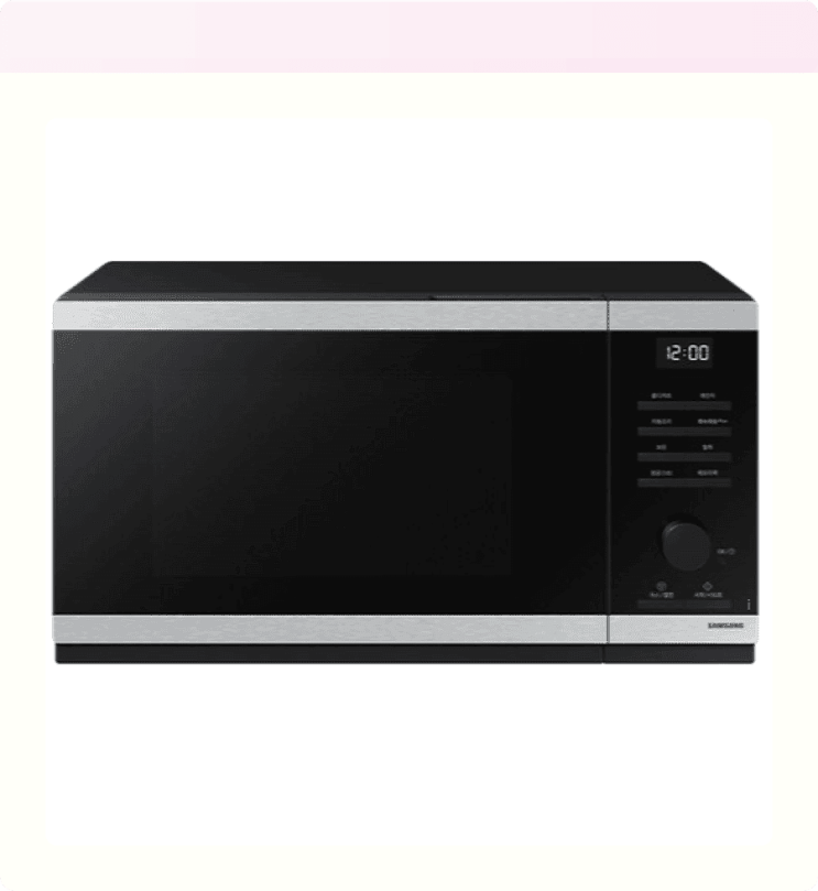  토마토소스도 안심! 삼성 세라믹 전자레인지 다이얼식, 주방 만능템 등극?