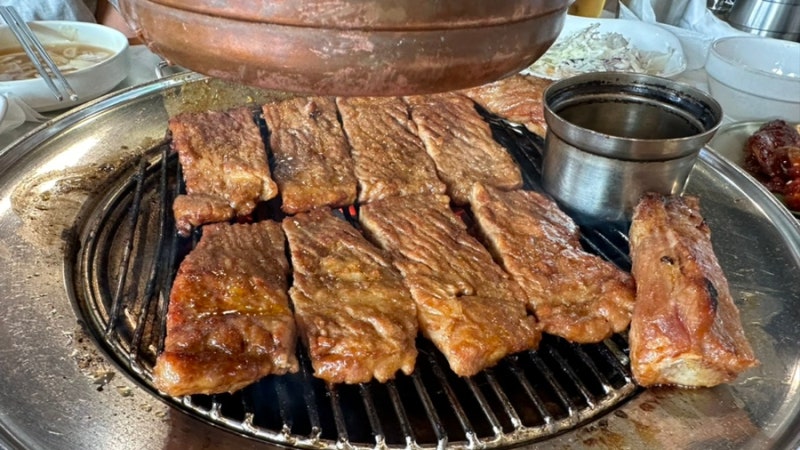 영등포역 맛집 고기 꿔주는 흥부골 숯불돼지 왕갈비 영등포