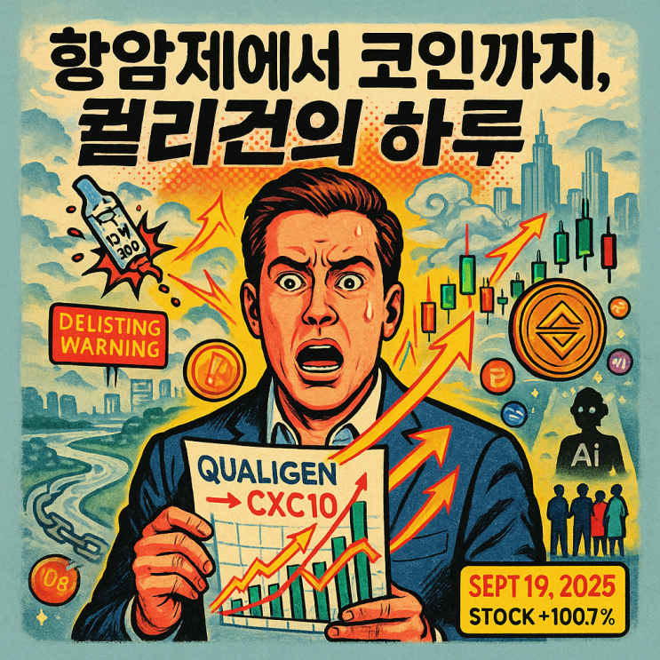  퀄리겐 테라퓨틱스 주가 (QLGN 주식) 100% 폭등 그 뒷이야기 (퀄리전테라퓨틱스)