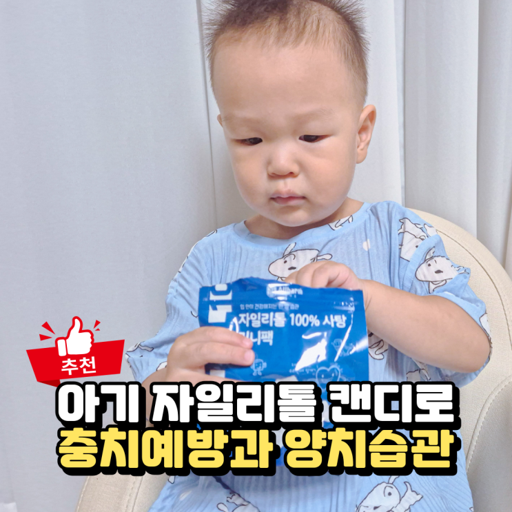  아기 자일리톨 캔디 올바름, 유아 충치 예방과 양치 습관 형성