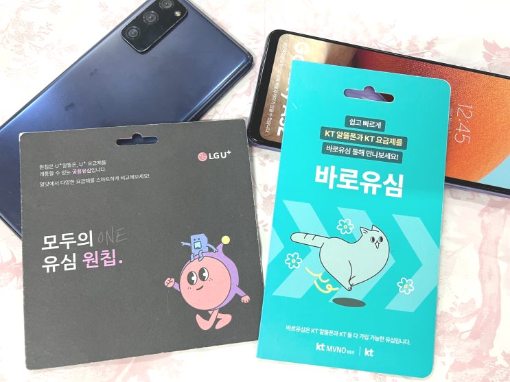 알뜰폰 유심 교체 핸드폰 온라인 비대면 개통 방법