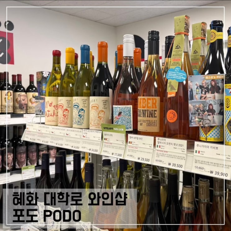  혜화 대학로 와인샵 포도 PODO 그로서리 마켓 러시안 잭 소비뇽 블랑 구매후기