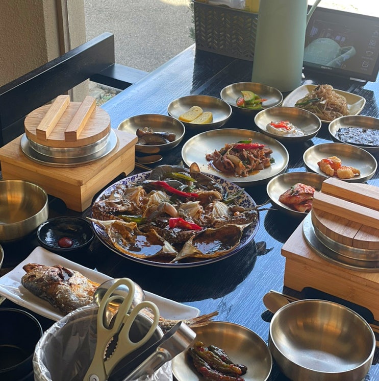  기장밥집 비원식탁ㅣ가족외식하기 좋은 간장게장 한정식 맛집