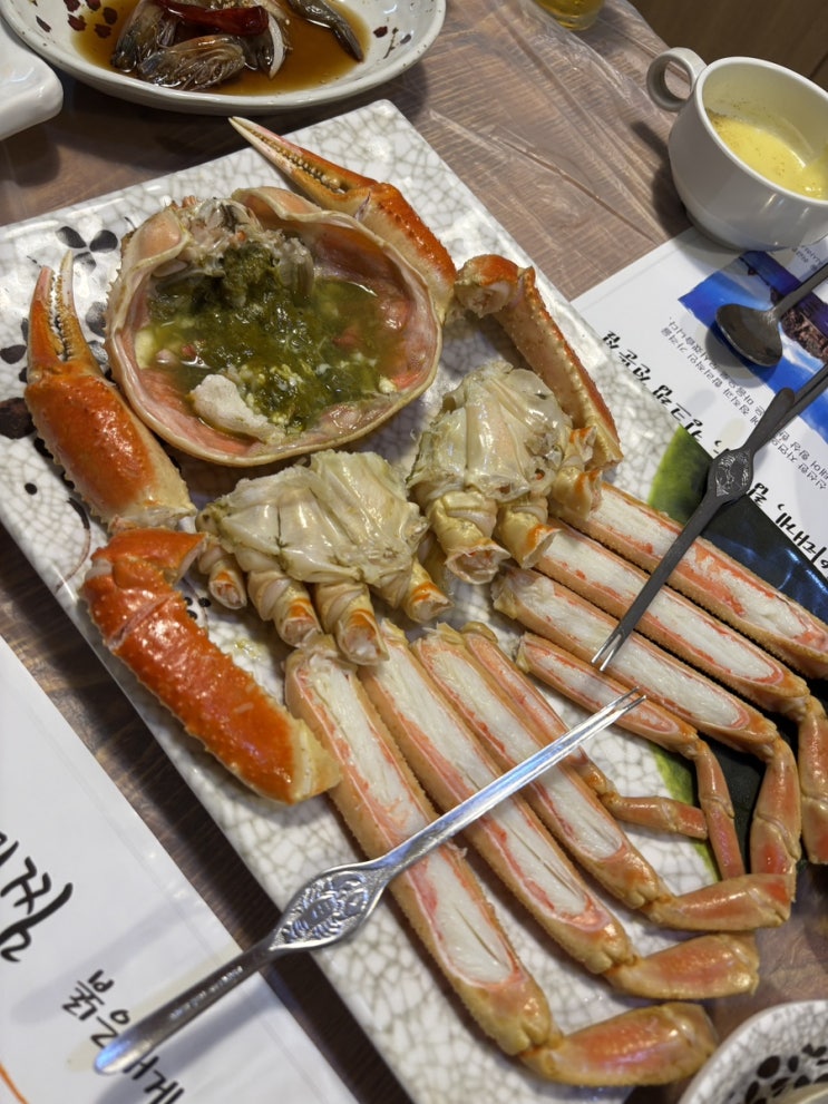  중랑구 망우동대게 맛집 모임하기 좋은 독도게찜