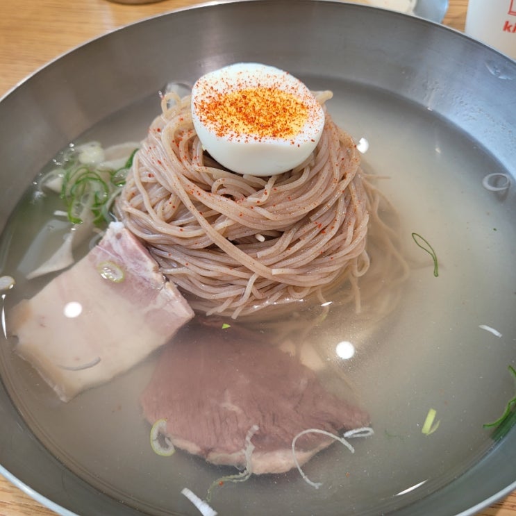  석촌역맛집:[평냉식]후기 / 소+돼지 특이해요!