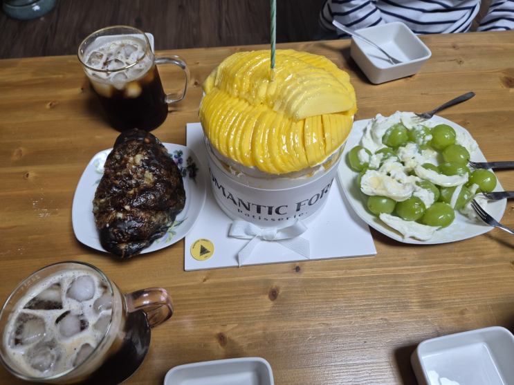  [가성비맛집] 로맨틱포레스트 망고케이크 후기