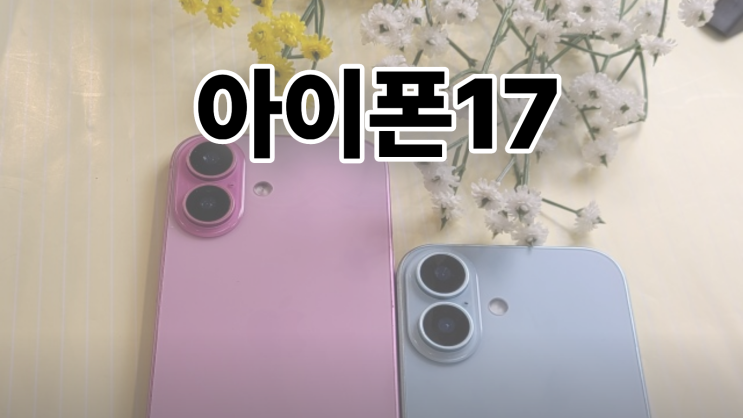  아이폰17 일반 17프로 성능 카메라 가격 차이 비교