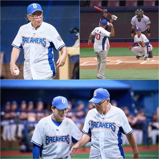 <b>야구</b>의 전설, <b>김응용</b> 감독의 감동적인 시구! '<b>최강야구</b>' 2025... 