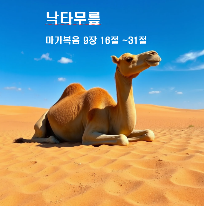  낙타무릎 마가복음 9장 16절~31절
