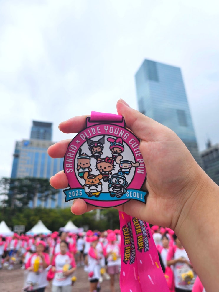  생애 첫 마라톤 완주!  올리브영 X 산리오 큐티런 10km 완주 후기 :: 좋았던 점과 아쉬웠던 점 모두 풉니다