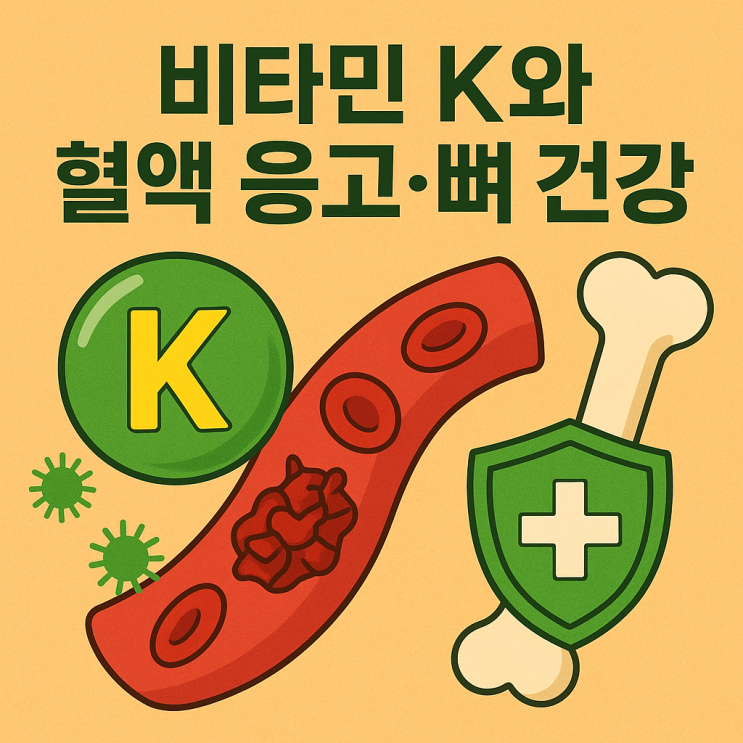  비타민 K와 혈액 응고·뼈 건강의 모든 것