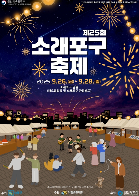남동구 제25회 소래포구 축제, 축제장 내 먹거리 정보 사전 공개