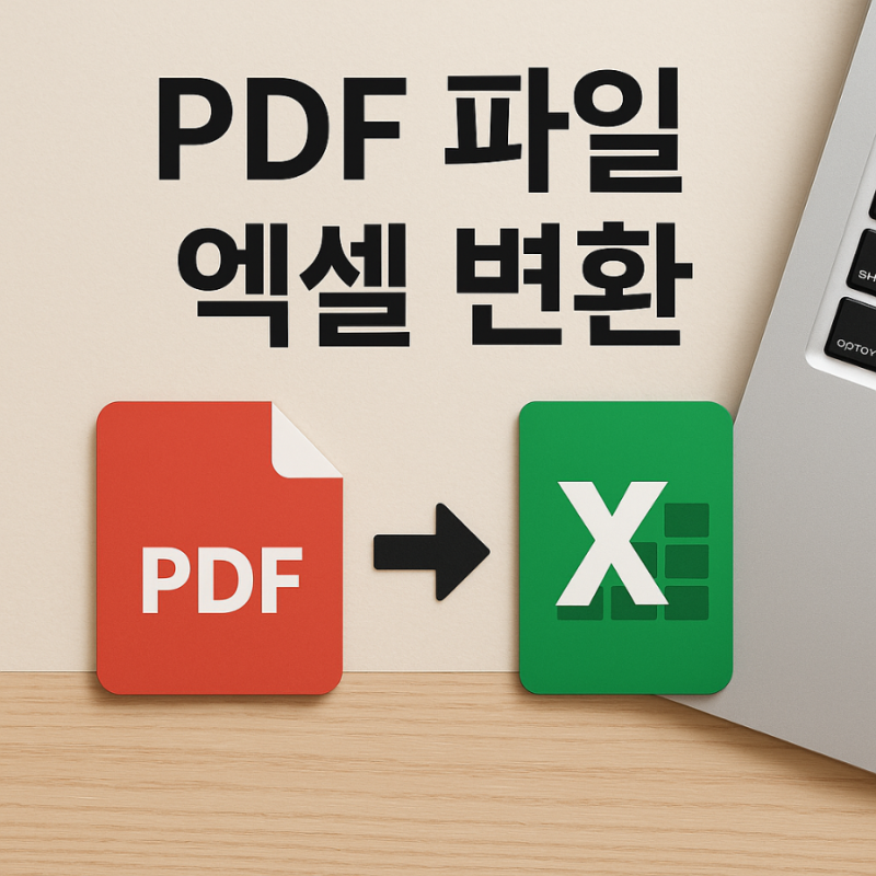 PDF 파일을 엑셀로 변환하는 꿀팁 정리