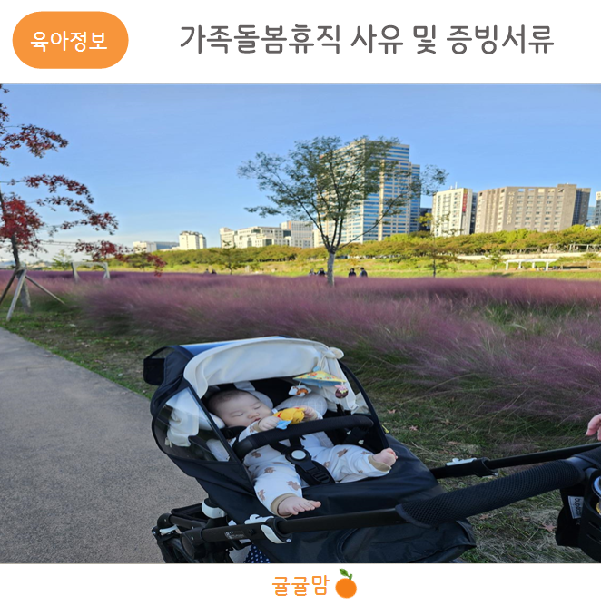 가족돌봄휴직 사유와 증빙서류 및 신청 방법
