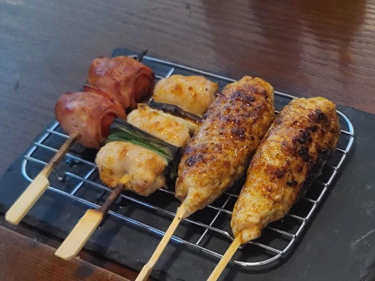  쿠모다찌 ㅣ 금천 전통 비장탄 야키토리 혼술 맛집