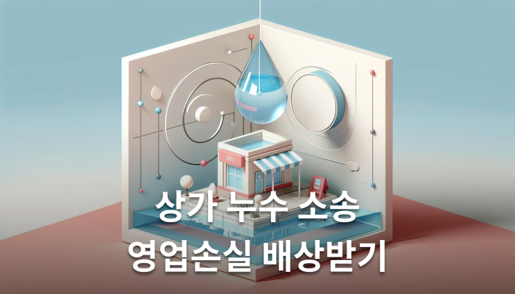  상가 누수 소송 방법 영업손실 배상 이렇게 준비하세요