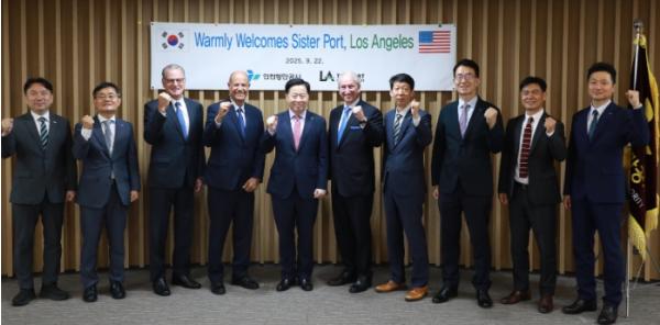 미국 LA항만청장 인천항 방문… 글로벌 물류 협력 본격화