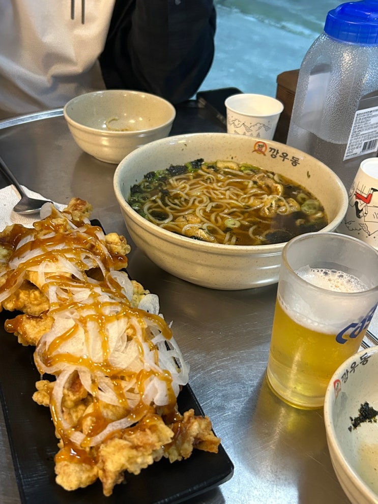  용인 기흥 깡우동 | 탕수육이 맛있는 매운 우동 전문점