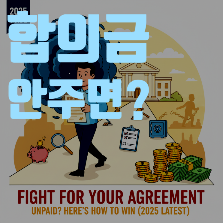  가해자가 합의금 잠수? 당황 NO! 2025년 피해자 권리 되찾는 법 총정리
