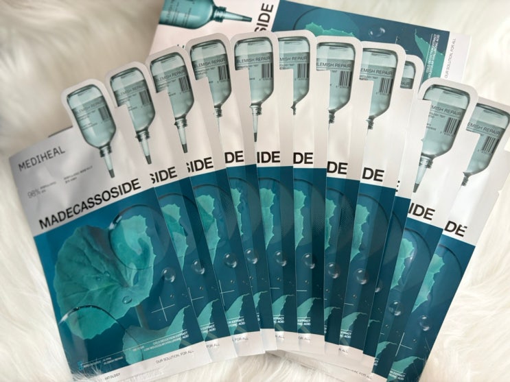  1일 1팩 피부진정 마스크팩 추천 메디힐 마데카소사이드 마스크팩