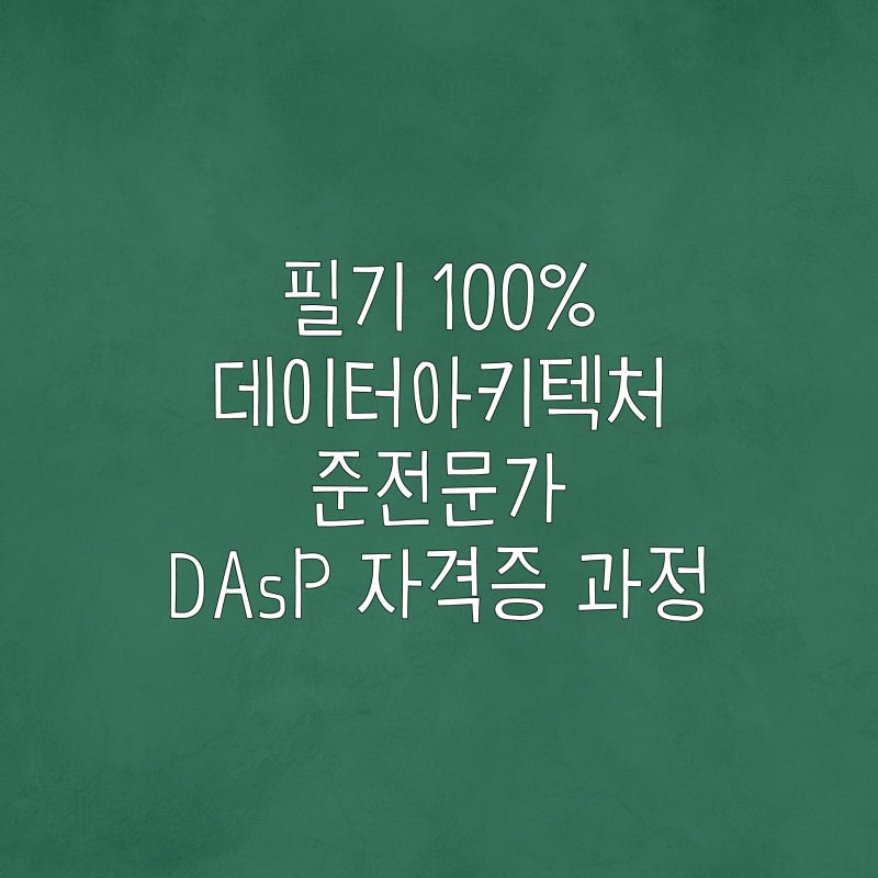 DAsP 자격증 인강
