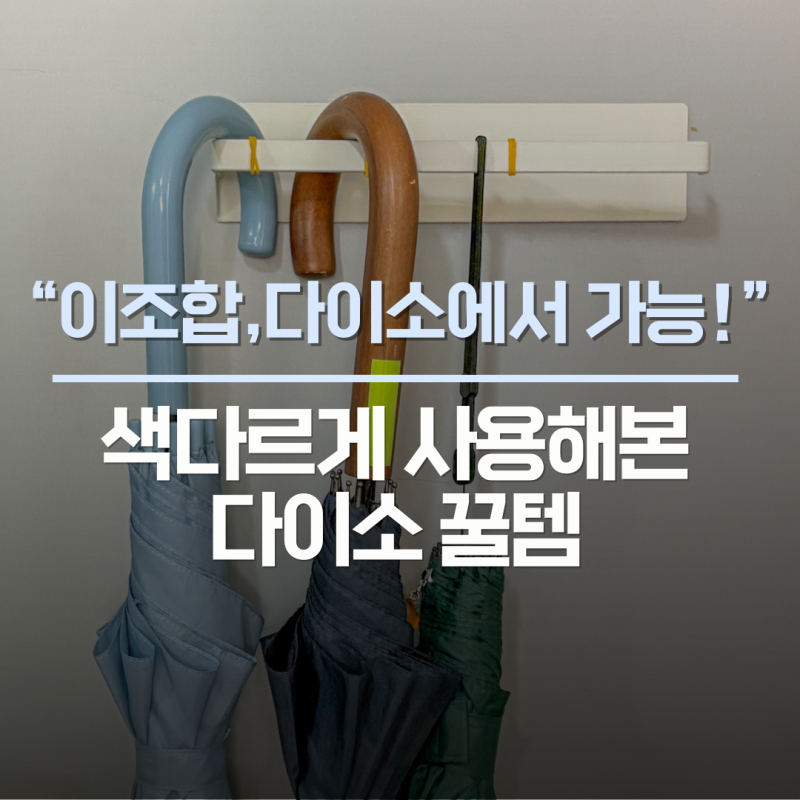 선풍기 청소부터 우산 보관까지, 숨겨진 다이소 꿀템 4가지