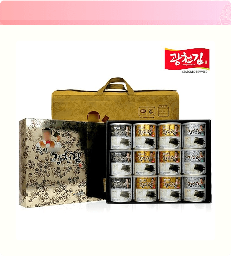 3대 달인 손맛 광천김 추석 선물 세트 2호 캔김!