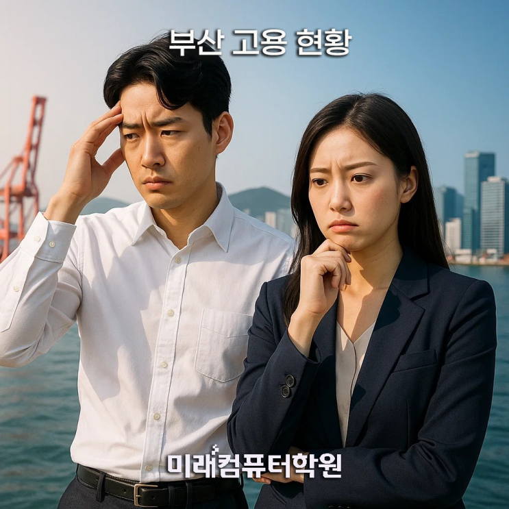  2024년 전국·부산 연령별 실업자 현황 (통계청 고용동향 분석)