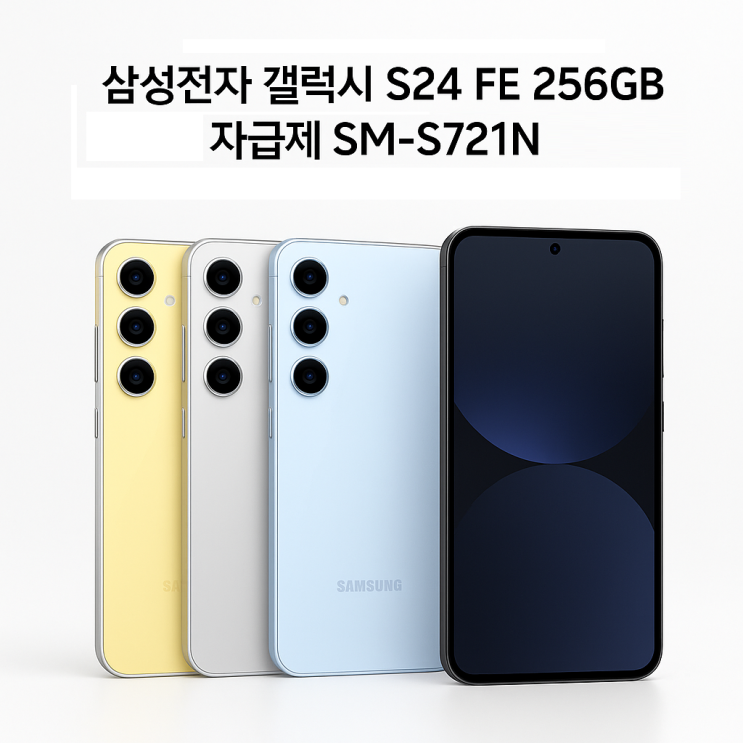   삼성 갤럭시 S24 FE 256GB 자급제: 가성비 플래그십 선택 가이드